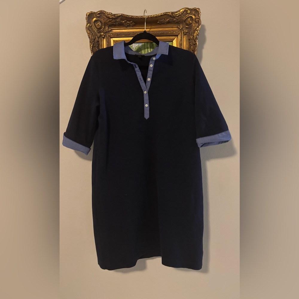 Talbots Navy Shirt dress